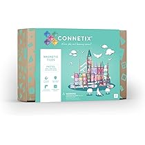 Amazon.com: CONNETIX Magnetic Tiles Pastel Creative Pack, 120 