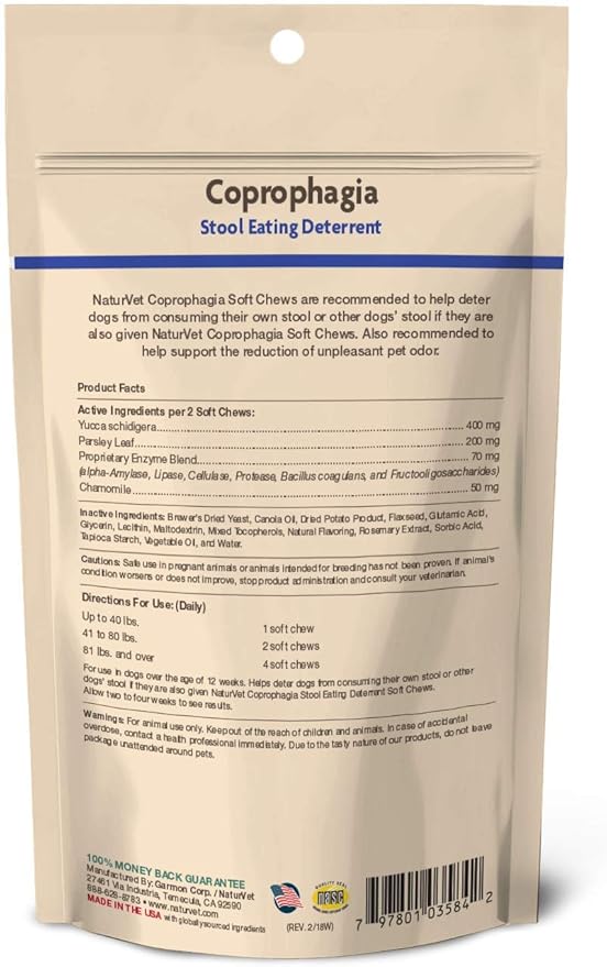 coprophagia deterrent products