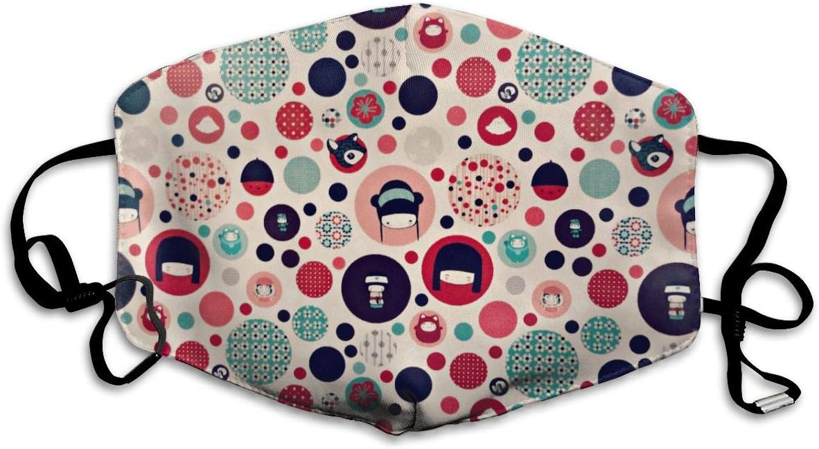 MATILDA RICHARDS Face Mask Dust Mask Pattern Design Girls Anti Pollution Unisex Fashion Mouth Mask,Washed Reusable Face Mask,Can Be Repeatedly Used