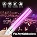 iSiLER Traffic Safety Baton Light, LED Glow Stick, 15 Color Changing 2 Lighting Modes Flashing Light Sticks for for Parking Guides and Dog Walkers Safety or Parties Concert Bar Christmas