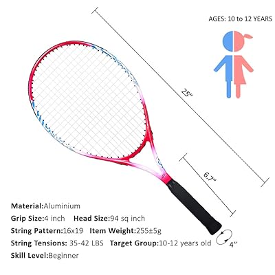 junior tennis racket grip size