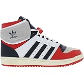 adidas Top Ten De Mens Shoes Size 10, Color: White/Navy/Red
