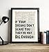 If Your Dreams Don't Scare You Typography, Vintage Dictionary Art Print, Antique Wall Art Home Decor, Modern Boho Poster, Farmhouse Decoration Living Room Bedroom Office 8x10 Inches, Ready To Frame