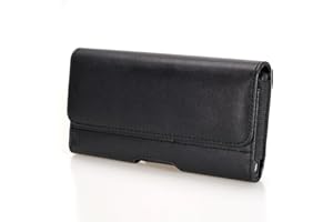 PU Leather Cell Phone Holster Case Belt Clip Loop Phone Pouch Holder for Samsung Galaxy A35 A55 S25 FE S24 FE S23 FE S21 FE S