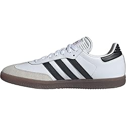 adidas Unisex-Adult Samba Indoor, White/Black/Vivid