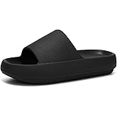 DIRK Slides for Women and Men Sandals Pillow Slippers Shower shoes Cushioned Cloud Slides