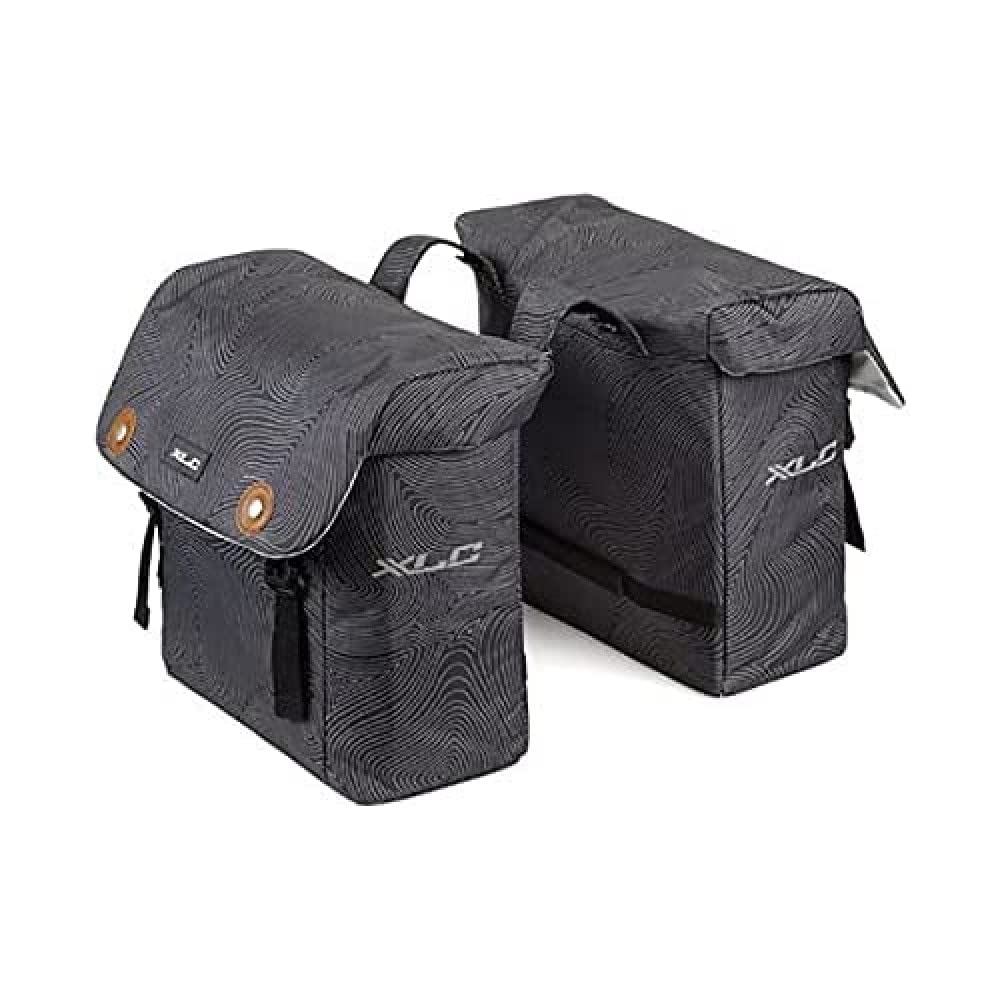 XLC Unisex – Adult BA-S88 Double Pannier Bag, Luxury, Anthracite, 150 x 340 x 321 cm