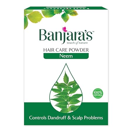 Banjara Des Neem-Pulver Natürlichen Superfeinen Haarpackung Pulver (Packung Mit 2)