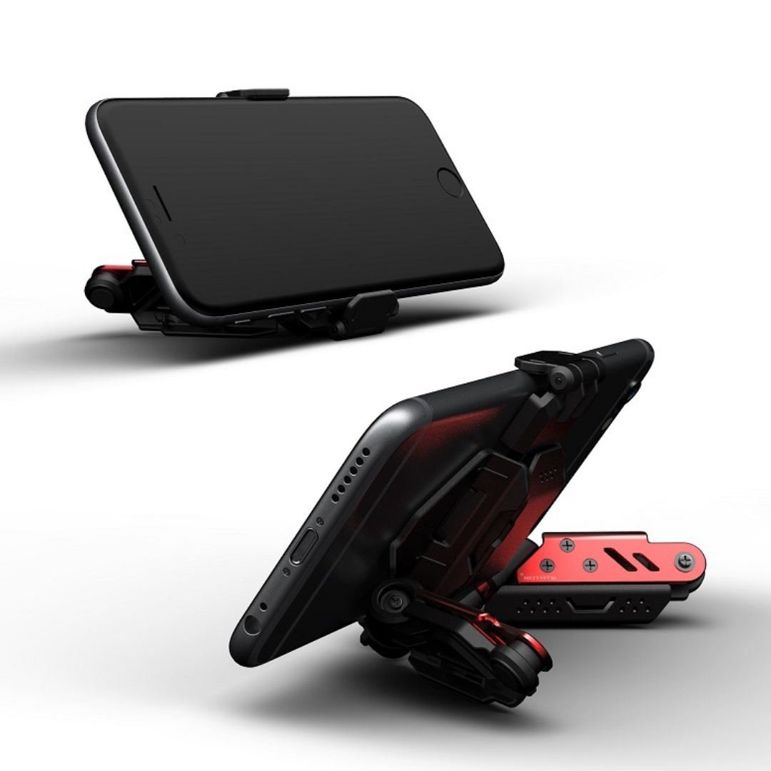 Crab Portable Adjustable Cell Phone Stand With Gamepad for iPhone 8 X 7 6 6s Plus and all Android Smartphone Good For Play Fortnite