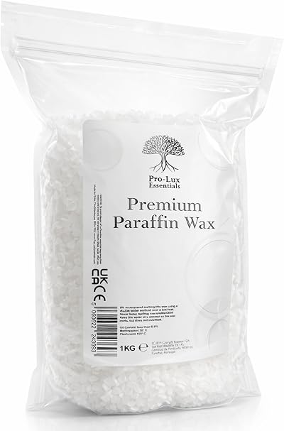 The Glowhouse Premium Paraffin Wax Pellets Odourless 1kg Fully Refined