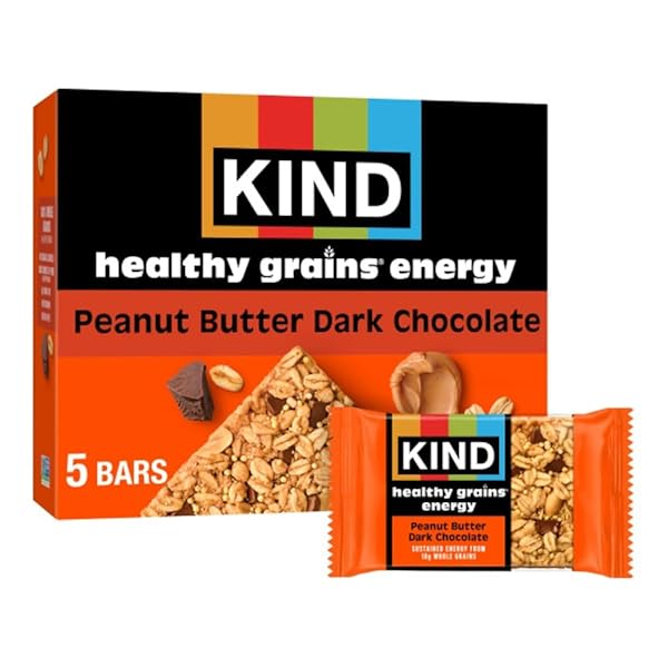 KIND HEALTHY GRAINS ENERGY BARS, PEANUT BUTTER DARK...