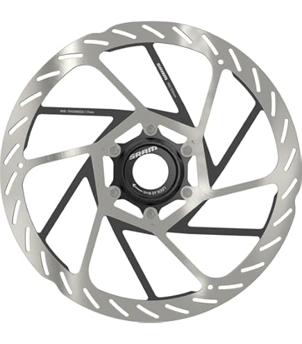Amazon.com: SRAM HS2 DISC ROTOR 180mm CENTER LOCK ROUNDED SILVER