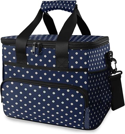 polka dot cool bag