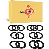 TACSHIM Black 1/2&rdquo;x28 Barrel Shim Kit for .223 5.56 (14 Pack)
