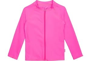 SwimZip UPF 50+ Long Sleeve Rash Guard for Boys' and Girls' - Baby, Toddler, Kids