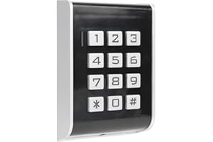 LAZMIN112 Door Keypad Access Controller, 2000 Users RFID Password Door Entry Card Reader, Backlit Keyboard, Tamper Alarm, Suitable for Hospitals, Office Buildings