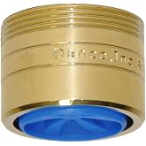 Danco 10478 1.5 GPM Dual Thread Water-Saving Aerator, Polished Brass