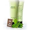 Eco Amenities Travel Size Conditioner - 72 Pack, 1 oz Small Tubes, Green Tea Scent, Bulk Toiletries, Individually Packaged Hair Care Samples, Mini Conditioner Bottles for Guests of Airbnbs and Hotels
