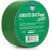 IPG 6720GRN JobSite DUCTape, Colored Duct Tape, 1.88" x 20 yd, Green (Single Roll)