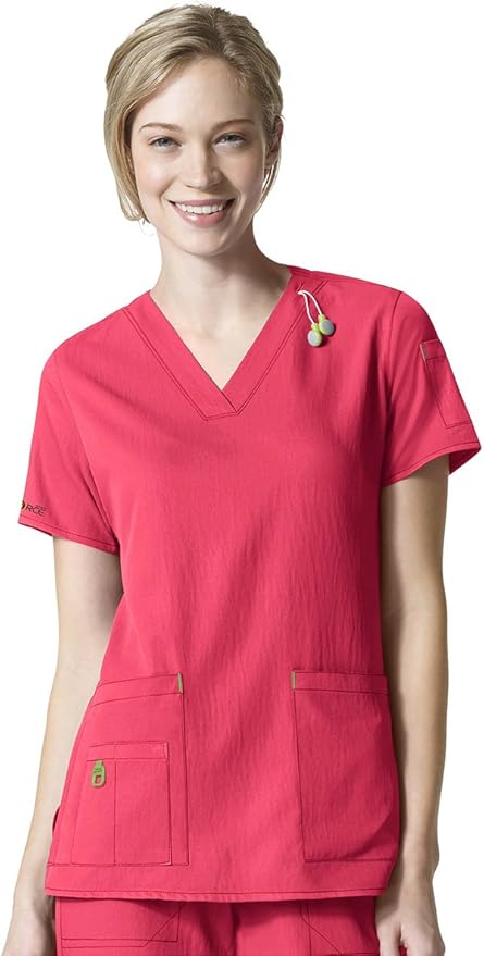 Carhartt Womens Cross-Flex Media Scrub Top: Amazon.ca: Clothing & Accessories