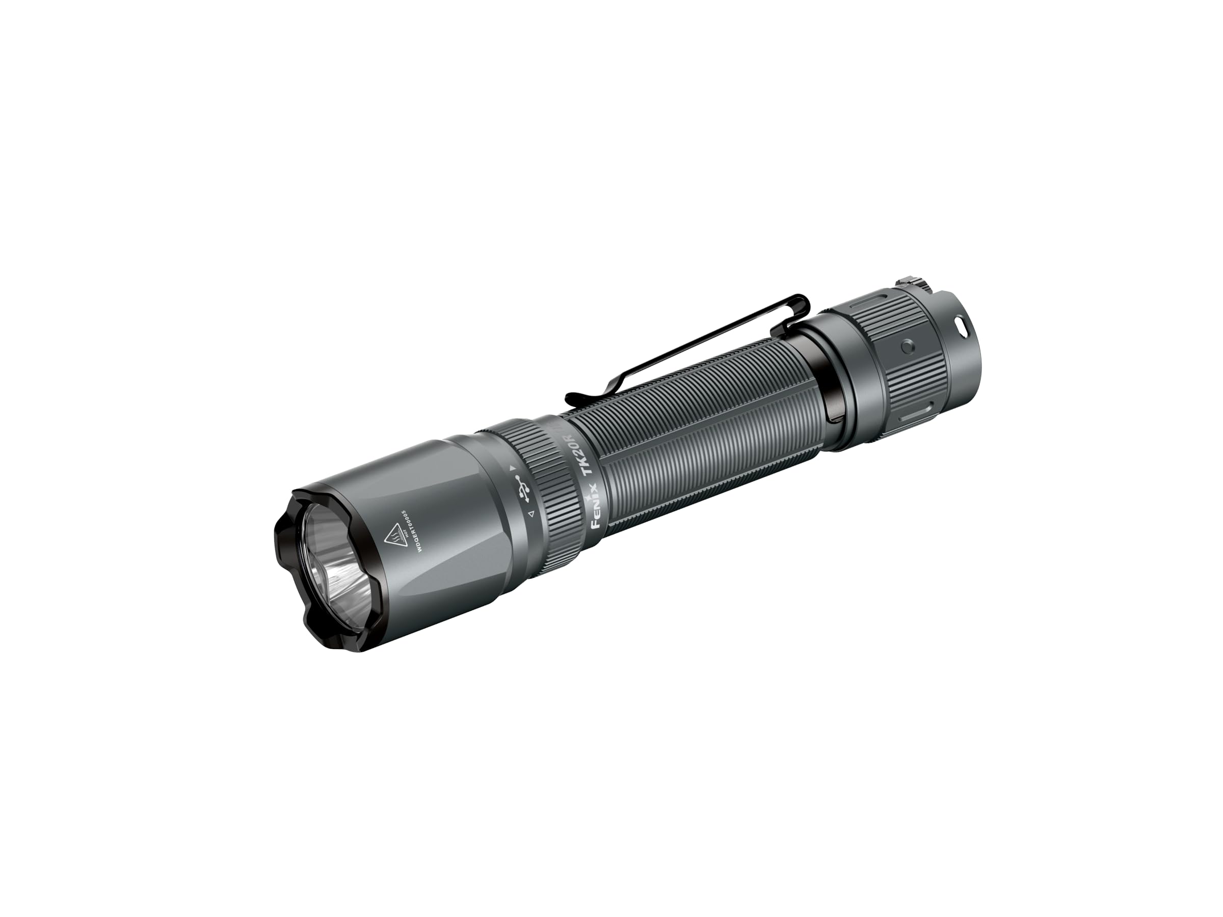 fenix TK20R UE City Grey, Rechargeable Long Range Ultra Bright Police Torch | 2800 lumens | 465m | 40 Hrs Max | Instant Strobe | 21700 Battery Powered | IP68