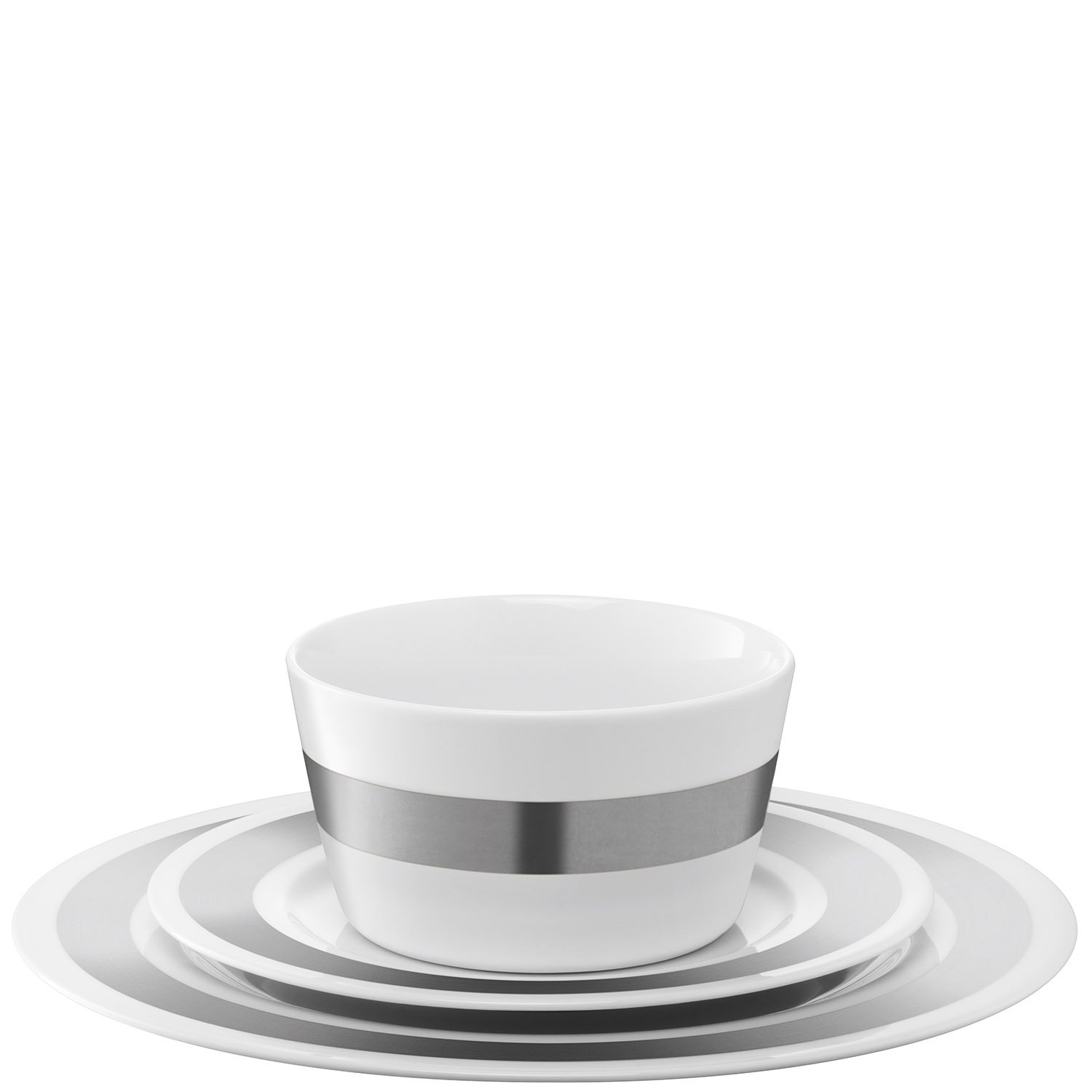 LSA International SU26 Space Place Setting Set Platinum