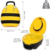 My Carry Potty Travel Potty Bumble Bee Portable Toddler Toilet Seat view 7