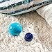 Rocco & Roxie Dog Toys Balls - Tough Nearly Indestructible Toy for All But the Most Aggressive Chewers - Balls for Large and Small Dogs - Made in USA (Powder Blue 4 inch ball)