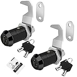 Black Toolbox Lock With Keys, Cabinet Locks Keyed