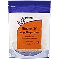 NOW Supplements, Empty Vegetarian Capsules, Single "0", Filled by Weight, Non-GMO Project Verified, 300 Veg Capsules