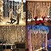 YINUO LIGHT 300 LED Curtain String Lights, 9.84 ft x 9.84 ft Plug in Low Voltage Fairy String Lights, Decorative Christmas Twinkle Lights for Bedroom, Parties, Wedding Backdrop, Dorm