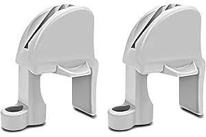 Cendasun Boat Fender Clips, Pontoon Boat Fender Clips, Adjustable Pontoon Boat Square Rail Fender Cleats/Clips/Hangers for Pontoon Bumpers, Pontoon Boat Accessories for Bumpers, 2 Pack