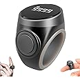 VLSQHNCF Tasbih Counter Zikr Rings, Smart Tasbeeh Counter, Electronic Digital Tasbih Counter Rings 3 Size(18/20/22mm), Waterproof Finger Counter for Muslims, Prayer, Reminder, Home