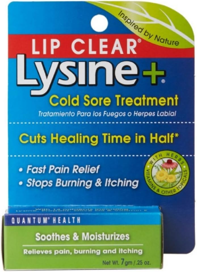 Lysine Cold Sore Ointment 7g Amazon.ca Health & Personal Care