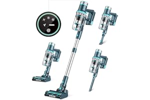 Belife BVC12 Cordless Vacuum Cleaner, 450W 38Kpa Stick Vacuum with burshless Motor, Lightweight Wireless Vacuum with 45 mins runtime, Powerful vaccum for PetHair Hardwood Floor Carpet