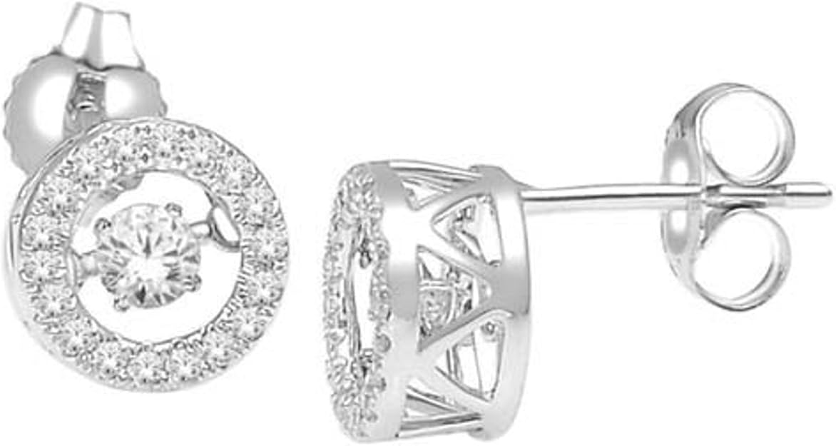0.25 carat diamond earrings
