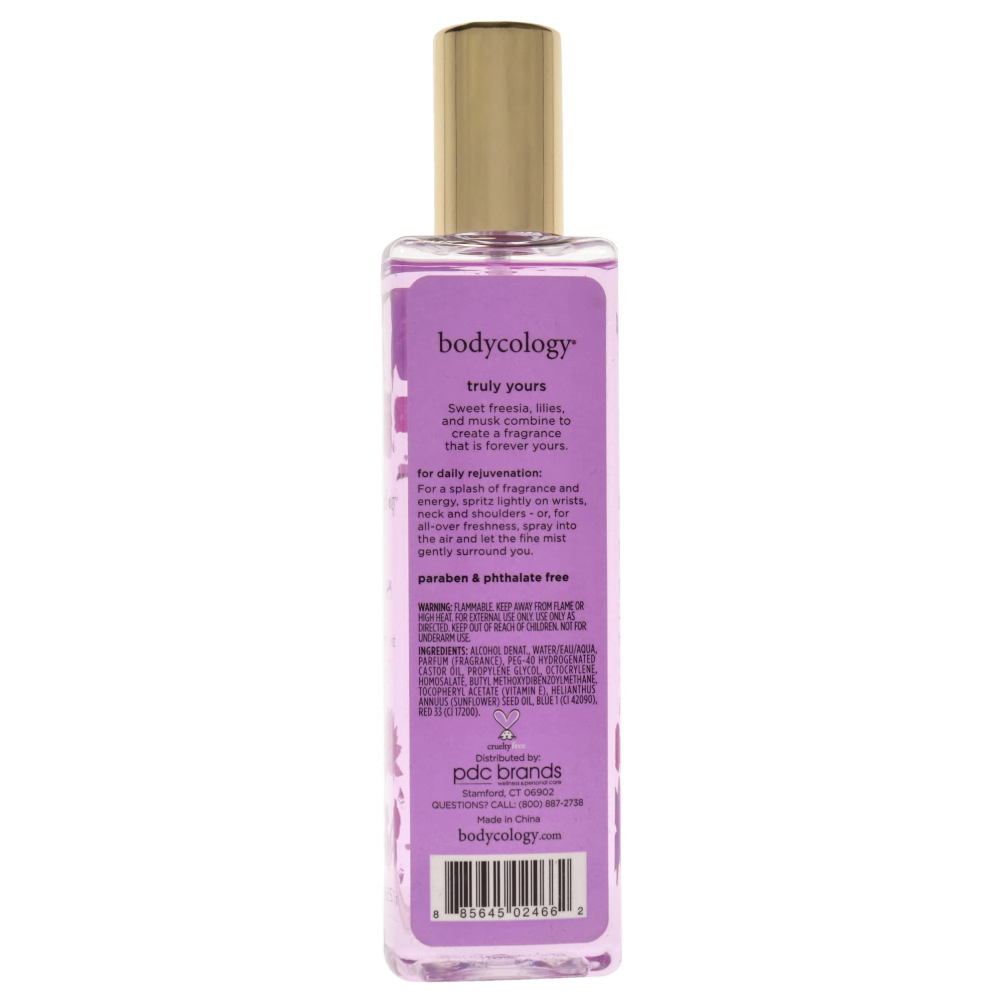 Bodycology Truly Yours Fragrance Mist for Women, 8 Ounce (455004003)