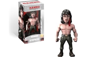 Minix - Movie #109 - Rambo - Rambo with Bandana - Collectible Figure 12 cm, Taille unique, MN14576