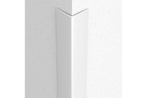 PRO FLEX Proflex Wall Corner Protector - White Textured 1-1/2 inch x 48 inch - Pack of 6 - Self Adhesive Corner Guards for Walls Edge Protection – Easy to Apply – No Tools Needed