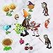 Fangeplus(TM DIY Removable Plants vs . Zombies Sunflower Snow Pea Cherry Bombs Art Mural Vinyl Waterproof Wall Stickers Kids Room Decor Nursery Decal Sticker Wallpaper 23.6''X11.8''