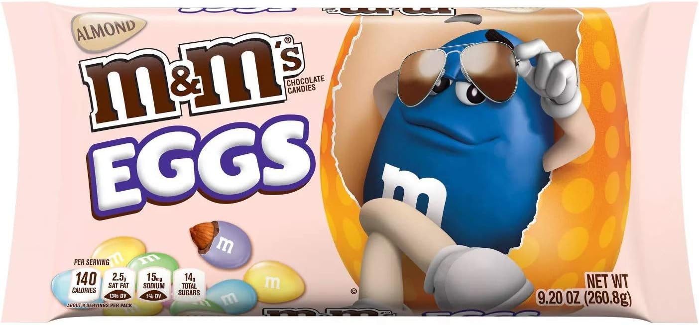 Almond Easter Egg M&M's - 9.2oz Spring Edition Bag of Chocolate Candies - American M&Ms
