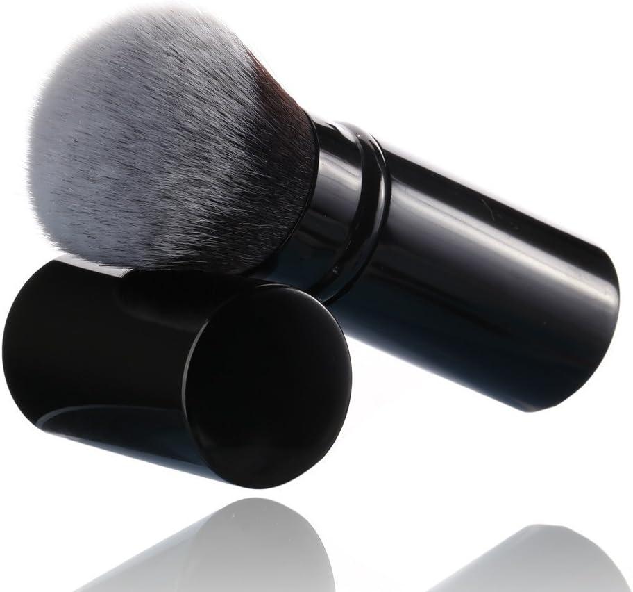 Retractable Makeup Blush Brushes, Sinide Professional Kabuki Brush Set - Best Foundation Brush Travel Kit for Mineral Powder,Contouring, Cream or Liquid Cosmetics