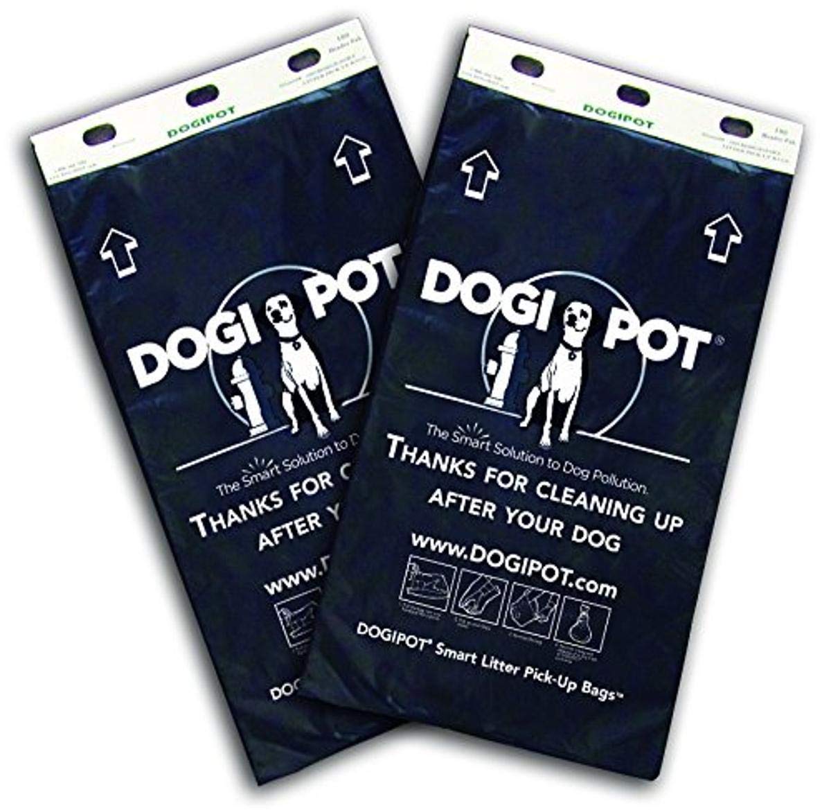 Dogipot Pet Waste Bag,8 oz.,PK20 1402HP-CASE – 1 Each