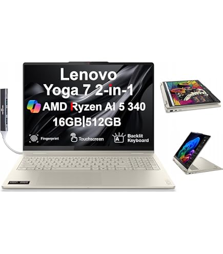 Amazon.com: Lenovo Yoga 7 2-in-1 Copilot+ Laptop 16.0