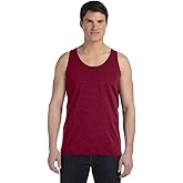 Bella + Canvas Unisex Jersey Tank L RED TRIBLEND