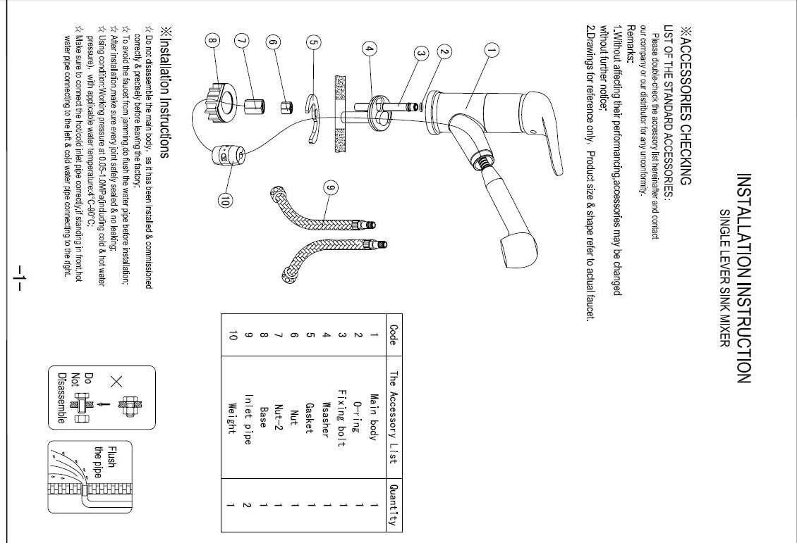 Single Lever Pull Out Spout Monobloc Kitchen Mixer Tap (56m04) - Image 4