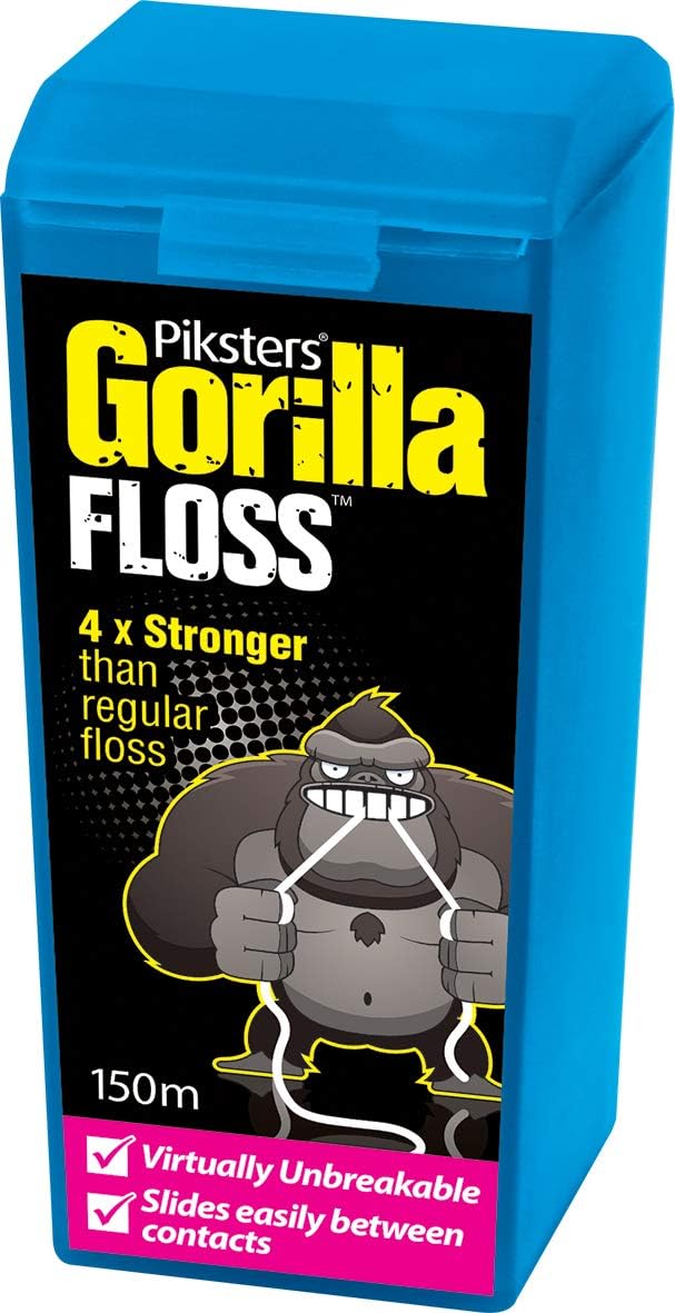 Piksters Gorilla Dental Floss x 1 Large Unit 150 metre Extra Strong