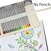 Hz.Codelo Canvas Pencil Wrap Roll up Case Hold for 72 Colored Pencils, Travel Carrying Organizer Holder,Great for Kids Adult Coloring Book - ArtTrees(NO PENCILS included)