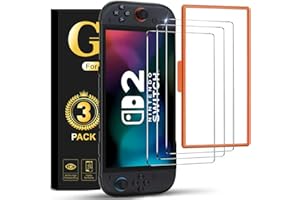 TITIANCOOL 3 Packs Screen Protector Tempered Glass and Auto Alignment Kit Compatible with Nintendo Switch 2 2025,Transparent HD Clear Anti-Scratch Switch 2 Screen Protector Skin Set Switch Accessories