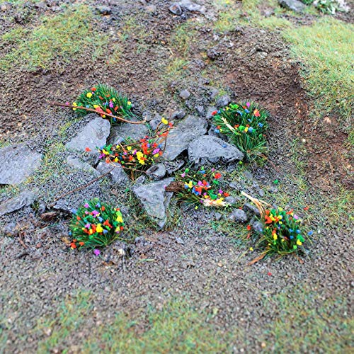 War World Scenics 6mm Wald Blumen Selbstklebende Statische Grasbüschel x 100 - Modellbau Modellbahn Landschaftsbau… – Bild 5